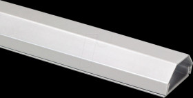 HZ 3-1,1 SIL Cable trunking, 33 x 18 mm, 1.1 m, silver