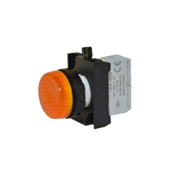 Lampka sygnalizacyjna serii CP z LED, 100-230V AC, żółta T0-CP0S0XS