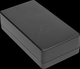 Industrial housing, 154 x 85 x 43 mm, IP54, black
