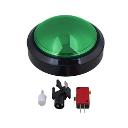 Przycisk BIG monost.3A/250V ziel 79.9mm podśw.Push(przełącznik)