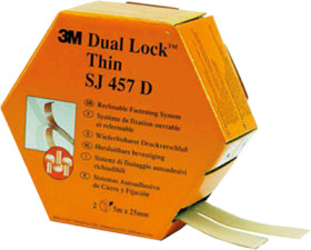 Pressure lock strap, 25 mm, PP, transparent, 5 m, SJ 457 D