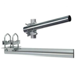 Uchwyt antenowy balkonowy prosty z cybantami 30 cm
