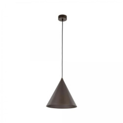 Lampa wisząca brązowa metalowa klosz o średnicy 25cm CONO 10037 TK Lighting