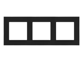 SIMON 55 Ramka 3 potrójna LINE czarny mat TR3/149 KONTAKT SIMON