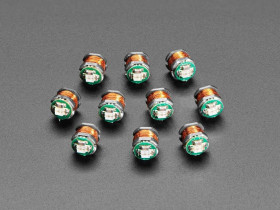 Adafruit Large Inductive Wireless LEDs - 10 Pack - Green