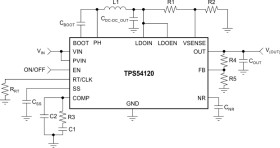 Low-Noise 1A Power Supply with Integrated DC-DC Converter and Low-Dropout Regulator