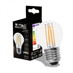 Żarówka LED Filament 4W E14 G45 3000K 400lm 300st. 214306