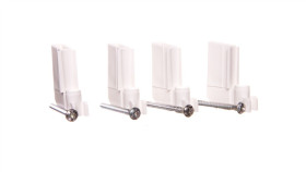 Zestaw 4 Uchwytów + Opaski Do Montażu W Puste Ściany Rwn 001490