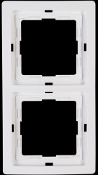 400229063 Cover frame two-way, for VENICE pure white