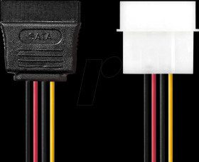 CCGB73500VA015 Molex 4-pin connector &gt; SATA 15-pin port, 15 cm