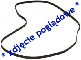 Pasek gramofonowy płaski szerokość 3mm średnica 136mm