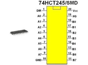 Układ cyfrowy 74HCT245/SMD