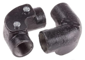 Kolanko z wziernikiem inspekcyjnym, Stal 20mm RS PRO