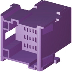 Złącze samochodowe 12-pinowe TE Connectivity 3-rzędowe Męski Timer Złącze samochodowe