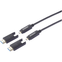 SpeaKa Professional SP-13597804 Audio &amp; Visual Cables Black Copper 2m