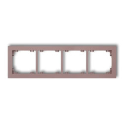DECO Ramka poczwórna DECO Pastel Matt lawendowy 42DR-4