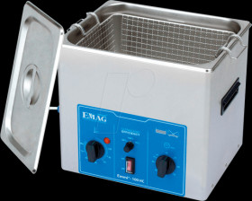 60089 Ultrasonic cleaner, 10 L, 300 W, with heater, stainless steel