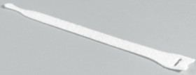 Cable tie, releasable, PA/PP, (L x W) 200 x 12.5 mm, bundle-Ø 60 mm, white, -40 to 85 °C, 130-00021