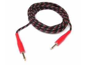 Przewód jack 6,3mm wtyk-wtyk mono 5m w oplocie Cabeltech