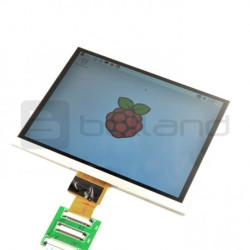 Ekran TFT 8'' 1024x768 z zasilaczem dla Raspberry Pi