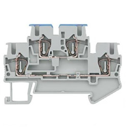 Zacisk do montażu na szynie DIN Siemens poziomy: 2 14AWGsprężynowa 8WH 500 V