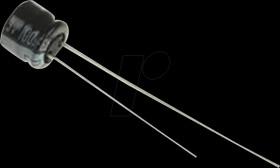 ECEA1EKS100 E-Cap, radial, 10 µF, 25 V, RM 2, 85°C, 1000 h, 20