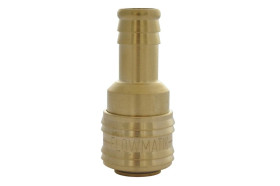 Szybkozłącze pneumatyczne DN7,2 typ 26, do węża fi 13 mm, gniazdo szybkozłącza, mosiądz
