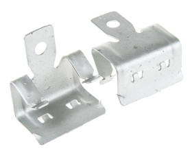 Obejma i uchwyt zaciskowy, grubość kołnierza: 14→ 20 mm, Stalowe