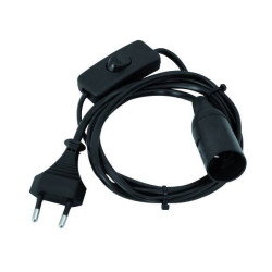 Eurolite 51100665 Bulb holder E14 230V 60W EU plug toggle switch