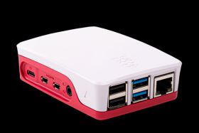 Obudowa do Raspberry Pi 4B biało/czerwona