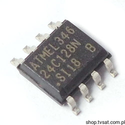 AT24C128N-10SI-1.8 128Kbit Ser EEPROM 1.8V SMD-SO8 ATMEL