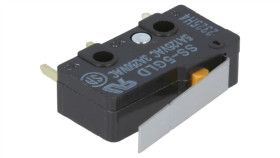 Mikroprzełącznik Snap Action Z Dźwignią Spdt 5A/125Vac Poz 2 Ss-5Gld