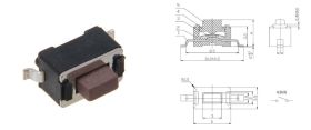 MICROSWITCH TYP17 TSS03-050T 6,0x3,5mm, wysokość 5,0mm (1,5mm) SMD (10 SZTUK)