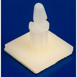 R-TECH 524364 Self Adhesive Nylon PCB Pillars 12.8mm - Pack Of 50
