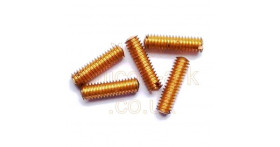 M4 x 12mm Brass Grubscrew