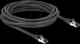 80574 Cat.8.1 patch cable, S/FTP, 5m, black