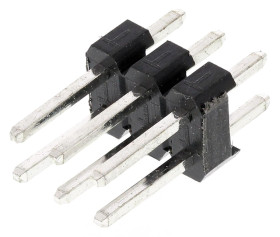 Złącze szpilkowe 6-pinowe M20 raster: 2.54 mm Prosty 2-rzędowe HARWIN Otwór przelotowy 500 V Bez osłony