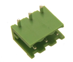 TBMP 5103R listwa rozłączalna kątowa męska 3pin; raster 5,08