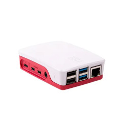 Raspberry Pi Official RPI 4B Case (Red/White)