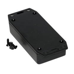 1591XXAFLBK Hammond Multipurpose Black FRABS Enclosure Flanged Lid 100 x 51 x 25mm