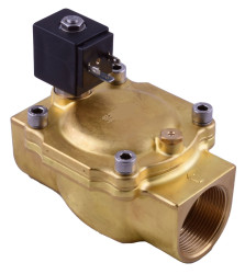 Zawór elektromagnetyczny 24 V RS PRO 2-drogowy G żeńskie 1-1/2 cala 1/2cal NC