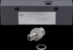 Process adapter, 6 bar/0.6 MPa, M18, G 1/2, 0.5-5 l/min for low flow rates, E40182