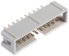 Wtyk PCB 20-pinowe raster: 2.54mm 2-rzędowe RS PRO Przewlekany Męski 1A