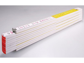 Miara składana 2m 717 buk, biało-żółta, sekcji 10 SA01328 STABILA