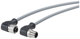 Przewód czujnik-siłownik ze złączem Złącze M12 liczba rdzeni 4 długość 500mm Rodzaj A Męskie Złącze B Złącze M12