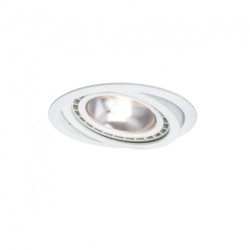 Oczko sufitowe NERO białe ruchome do salonu gwint AR111 LP-4424/1RS WH movable Light Prestige