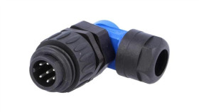 C01630k00610010 Złącze Okrągłe Wtyk Na Przewód 7Pin Męski Lutowanie 250V