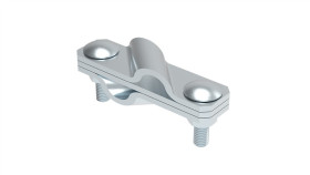 Złącze Krzyżowe Skośne Pręt-Pręt 3-Elem. Stal Ocynkowana Galwanicznie 116.7...