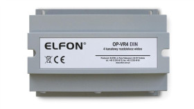 Elfon Optima Op-Vr4-M Din Czterokanałowy Rozdzielacz Audio I Wideo...