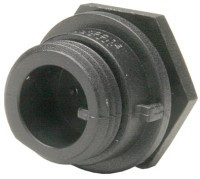 BUCC6-WZ-P Wtyk 6 pin na kabel okrągły, zakręcany, na panel - piny lutowane - gwint zewnętrzny